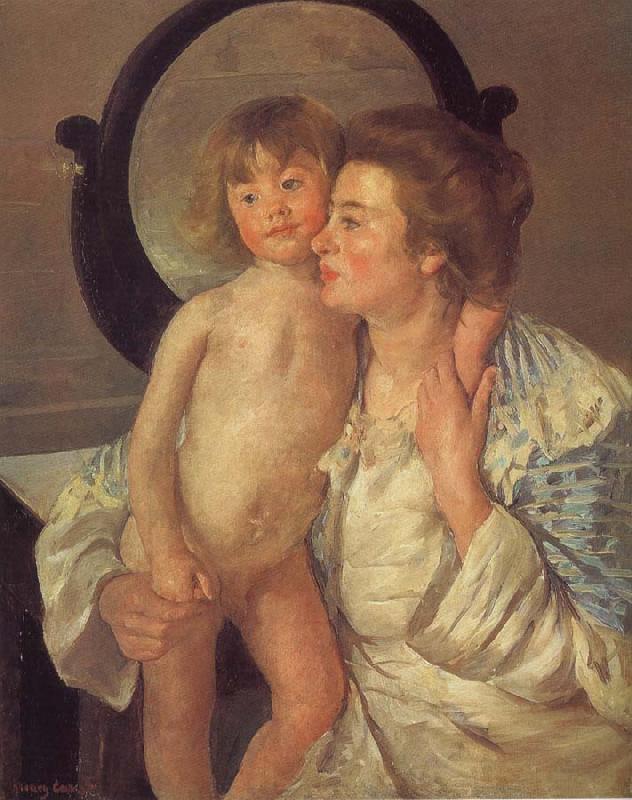 Mary Cassatt Mother and son Sweden oil painting art